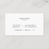 Visitenkarte | Fotografie | Neues QR-Code-Design (Rückseite)