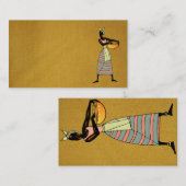 Visitenkarte "Frauen in Afrika" (Vorne/Hinten)