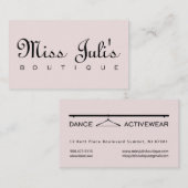 Visitenkarte Fräulein-Julis, 3,5" x 2,0", 100 Satz (Vorne/Hinten)