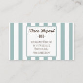 Visitenkarte "French Style Cake Shop" (Rückseite)