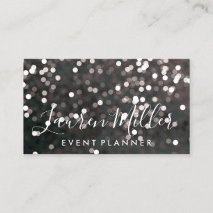 Visitenkarte - funkelndes Geschäfts-Schwarzes