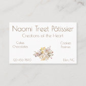 Visitenkarte für (Rückseite)