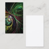 Visitenkarte für Abstrakte Kunst im Auge (Vorne/Hinten)