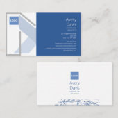 Visitenkarte für abstrakte Strukturarchitektur (Vorne/Hinten)