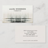 Visitenkarte für Abstrakte Therapeuten (Vorne/Hinten)