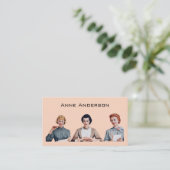 Visitenkarte für administrative Assistentin (Stehend Vorderseite)