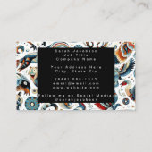 Visitenkarte für afrikanische Stammtiere (Rückseite)