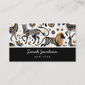 Visitenkarte für afrikanische Stammtiere (Vorderseite)