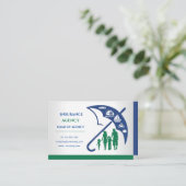 Visitenkarte für Agent von Versicherungen (Stehend Vorderseite)