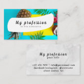 Visitenkarte für Ananas (Vorne/Hinten)