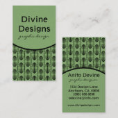 Visitenkarte für antike Bögen, Größe (Vorne/Hinten)