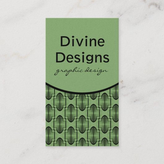 Visitenkarte für antike Bögen, Größe (Vorderseite)