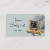 Visitenkarte für antike Fotografen (Rückseite)