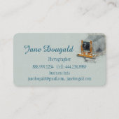 Visitenkarte für antike Fotografen (Vorderseite)