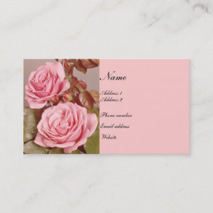 Visitenkarte für antike Rose