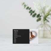 Visitenkarte für Anwaltskanzlei (Stehend Vorderseite)