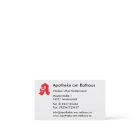 Visitenkarte für Apotheken