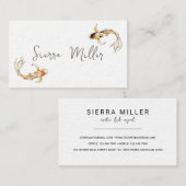 Visitenkarte für Aquakulturfisch (Vorne/Hinten)