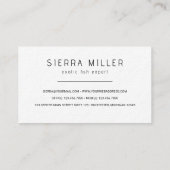 Visitenkarte für Aquakulturfisch (Rückseite)