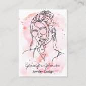 Visitenkarte für Aquarellbilder (Vorderseite)