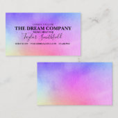 Visitenkarte für Aquarellbilder (Vorne/Hinten)