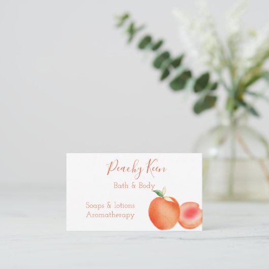 Visitenkarte für Aquarelle (Stehend Vorderseite)