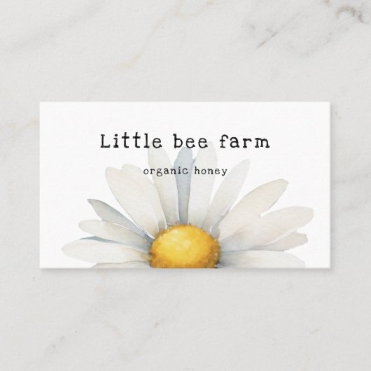 Visitenkarte für Aquarellfarben (Vorderseite)