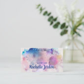 Visitenkarte für Aquarellfarben (Stehend Vorderseite)