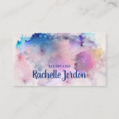 Visitenkarte für Aquarellfarben (Vorderseite)