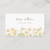 Visitenkarte für Aquarellfarben Wildblumen (Vorderseite)