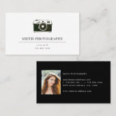 Visitenkarte für Aquarellkamera (Vorne/Hinten)