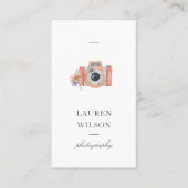 Visitenkarte für Aquarellkamera (Vorderseite)