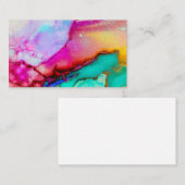 Visitenkarte für Aquarellmalerei (Vorne/Hinten)