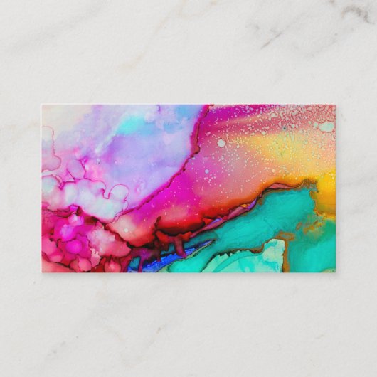 Visitenkarte für Aquarellmalerei (Vorderseite)