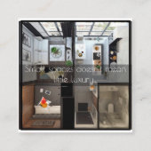 Visitenkarte für Architekten und Designer (Vorderseite)