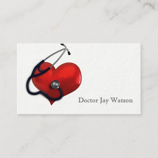 Visitenkarte für Ärzte (Vorderseite)