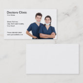 Visitenkarte für Ärzte (Vorne/Hinten)