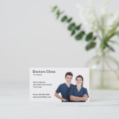 Visitenkarte für Ärzte (Stehend Vorderseite)
