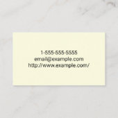 Visitenkarte für Ärzte (Rückseite)