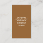 Visitenkarte für Ästhiker (Rückseite)