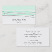 Visitenkarte für atlantische Streifen (Vorne/Hinten)