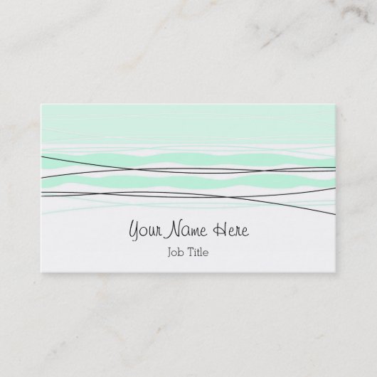 Visitenkarte für atlantische Streifen (Vorderseite)