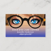 Visitenkarte für Augenpflege Terminkarte (Vorderseite)