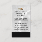 Visitenkarte für Auktionshäuser (Rückseite)