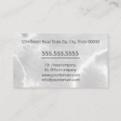 Visitenkarte für Auktionshäuser (Rückseite)