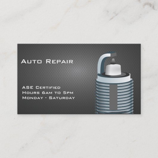 Visitenkarte für Automotive Mechanism (Vorderseite)