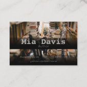 Visitenkarte für Autoren (Rückseite)