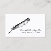 Visitenkarte für Autoren/Redakteure (Vorderseite)