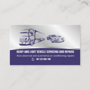 Visitenkarte für Autoservices