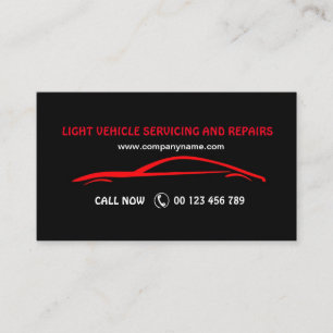 Visitenkarte für Autoservices